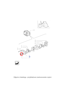 Uszczelka pompy New Holland CNH 5147372