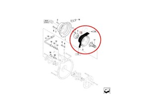 PAS NAPĘDU POMPY HYDROSTATYCZNEJ TX NEW HOLLAND CASE 84817631