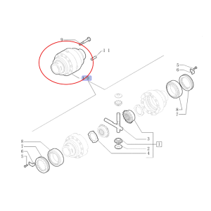 OBUDOWA DYFERENCJAŁU NEW HOLLAND 84198187