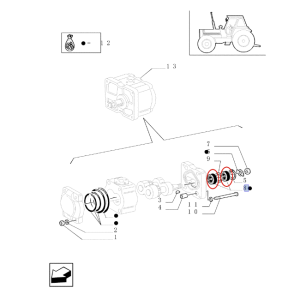USZCZELNIACZ POMPY HYDRAULICZNEJ 5153836