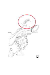 Panel sterujący - klawiatura New Holland CNH 48017905 - 48176595