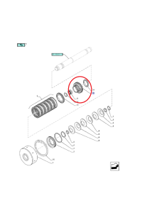 Koło zębate napędowe New Holland CNH 87687291 - 87558447