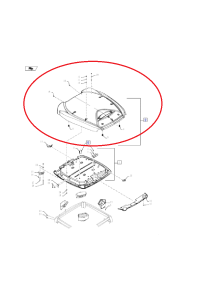 Pokrywa dachu New Holland CNH 84324226 - 84519670