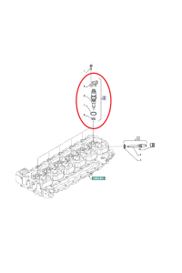 Wtryskiwacz kompletny New Holland CNH 2856203 - 2855135 - 504128307