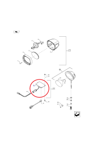 Obciążenie lampy New Holland CNH 87106306 - 447742A1 - 87475204