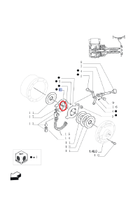 Sprężyna New Holland CNH F0NN2N320AB - 81866505
