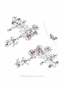TULEJA NEW HOLLAND CASE CNH 340454A1