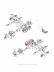 USZCZELKA NEW HOLLAND CASE CNH 340457A1