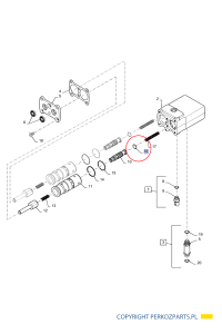 Pierścień New Holland CASE CNH 407282A1 - 87774359
