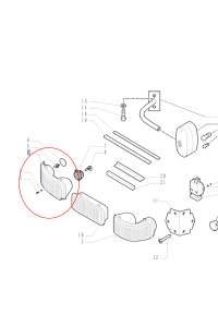 LAMPA PRZEDNIA PRAWA CASE CNH 87455685