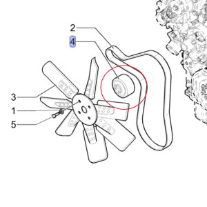 ROLKA DYSTANSOWA NEW HOLLAND 85826229