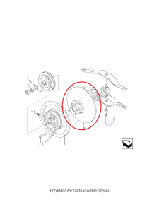 KOŁO PRZEKŁADNI BEZSTOPNIOWEJ MŁOCARNI NEW HOLLAND 84278618 - 84026079 - 84991647