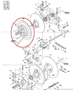 KOŁO PRZEKŁADNI BEZSTOPNIOWEJ MŁOCARNI NEW HOLLAND 84026666 - 84278620 - 84991652