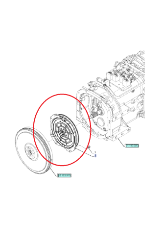 AMORTYZATOR - TŁUMNIK DRGAŃ CASE CNH 84558208