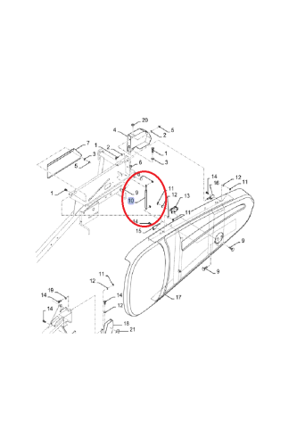 AMORTYZATOR GAZOWY  NEW HOLLAND / CASE 84068277 - PerkozParts.pl