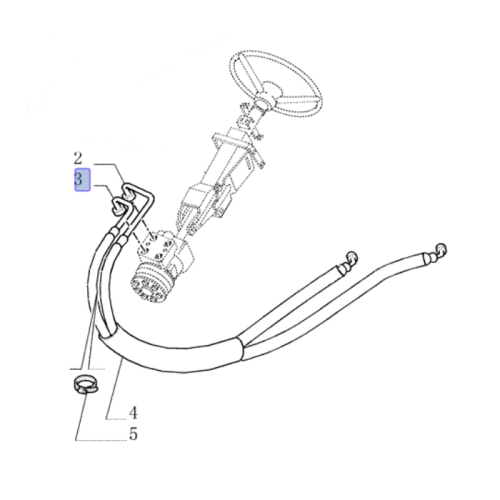 PerkozParts.pl - Przewód hydrauliczny New Holland 82037435 - 82027016