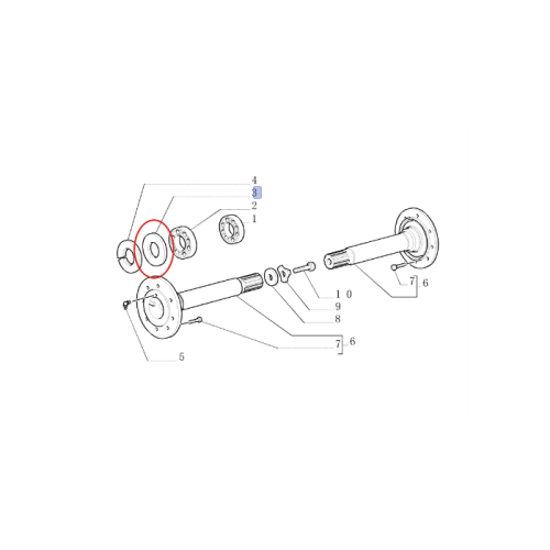 PerkozParts.pl - Uszczelniacz tylnej zwolnicy 5126464