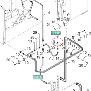 ZŁĄCZE HYDRAULICZNE CNH 87533859