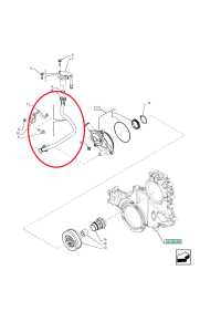 Rurka odpowietrznika New Holland CASE CNH 5801554912 - 5801514620
