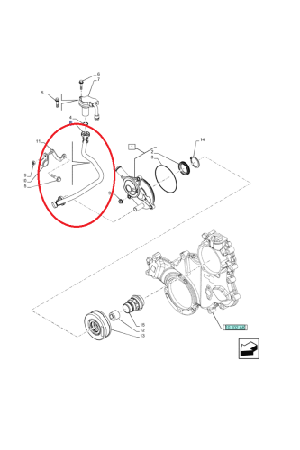PerkozParts.pl - Rurka odpowietrznika New Holland CASE CNH 5801554912 - 5801514620