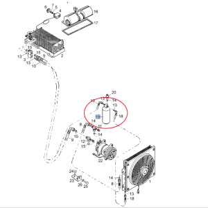 OSUSZACZ KLIMATYZACJI CASE/STEYR 1-34-684-076