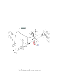 Śruba New Holland CNH 87616696