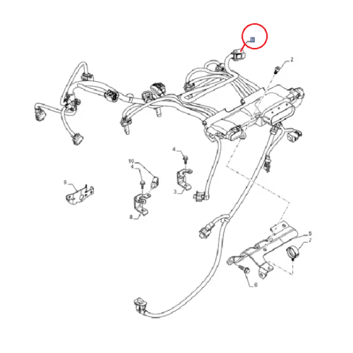 perkozparts.pl - Wiązka elektryczna New Holland CASE CNH 5801595062 - 5802535923