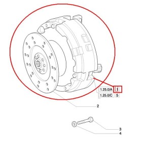 SPRZĘGŁO SILNIKA NEW HOLLAND CASE 5092787 - 47953621