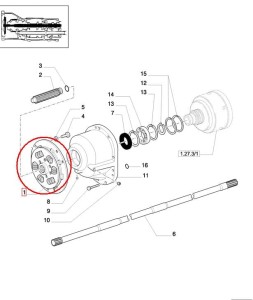 TARCZA SPRZĘGŁA TŁUMIĄCA NEW HOLLAND CASE 5187958
