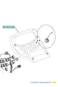 Przełącznik światła ostrzegawczego New Holland CASE CNH 84581162