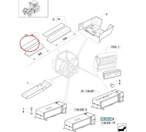 FILTR KABINY NEW HOLLAND CASE STEYR 87726696