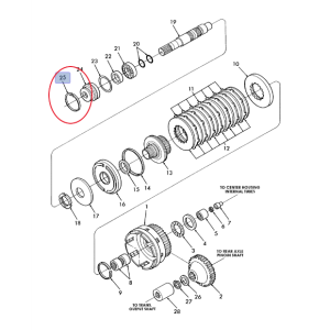 PIERŚCIEŃ ZABEZPIECZAJĄCY CNH 86529540
