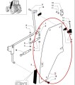 SZYBA LEWA DRZWI NEW HOLLAND CASE 82036001 - PerkozParts.pl - 2