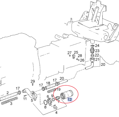 PerkozParts.pl - Filtr oleju hydraulicznego W951/5 - 137700750066