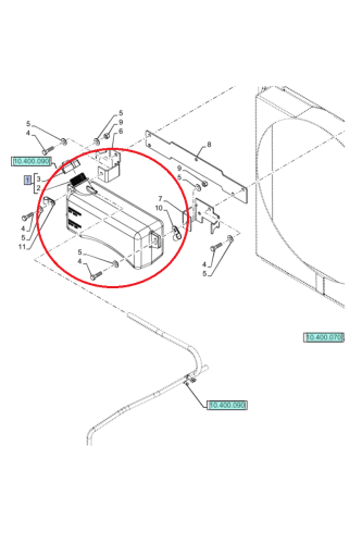 PerkozParts.pl - Zbiornik wyrównawczy New Holland CASE CNH 87674844 - 87559277