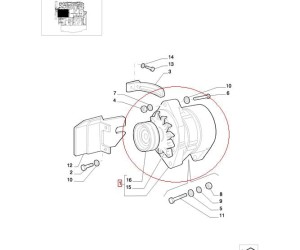 ALTERNATOR 65A NEW HOLLAND CASE 500322764