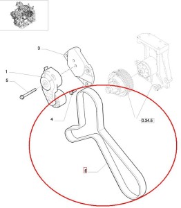PASEK WIELOKLINOWY NEW HOLLAND CASE STEYR 4899178 - A77938 - 5802350476