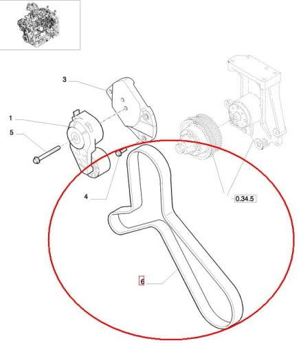PASEK WIELOKLINOWY NEW HOLLAND CASE STEYR 4899178 - A77938 - 5802350476 - PerkozParts.pl - 1