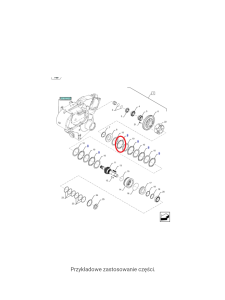 Tarczka sprzęgła New Holland CNH 47753401