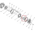USZCZELKA SPRZĘGŁA PNEUMATYCZNEGO 80824089 - 824089 - 3