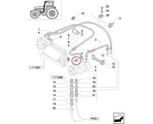 CZUJNIK CIŚNIENIA KLIMATYZACJI NEW HOLLAND E9NN19N715AA