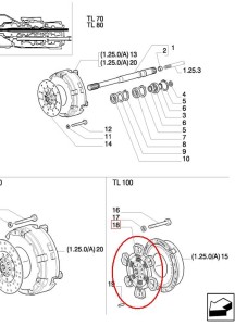 TARCZA JEZDNA SPRZĘGŁA NEW HOLLAND CASE 5189825 - 87716700