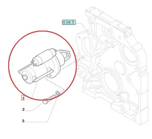 ROZRUSZNIK NEW HOLLAND CASE STEYR 47137538 - 84208903