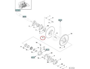 DYSK PRZEKŁADNI BEZSTOPNIOWEJ HEDERA NEW HOLLAND CASE 89819350 - 9819350