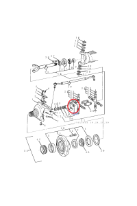 USZCZELKA NEW HOLLAND CASE CNH 80128406 - 128406 - DANA070HH162