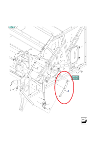 LEWE RAMIĘ REGULACJI KLEPISKA NEW HOLLAND CNH 84413772
