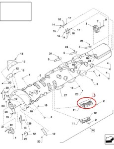 CEPY (ZESTAW 2 SZTUK) LH NEW HOLLAND 86503255