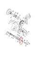Tuleja wałka napędowego CASE CNH 248600A1 -323713 - 84416330
