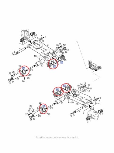 USZCZELKA NEW HOLLAND CASE CNH 340457A1 - PerkozParts.pl - 1