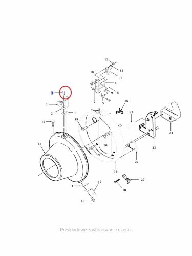 NIT NEW HOLLAND CASE CNH 425522 - PerkozParts.pl - 1